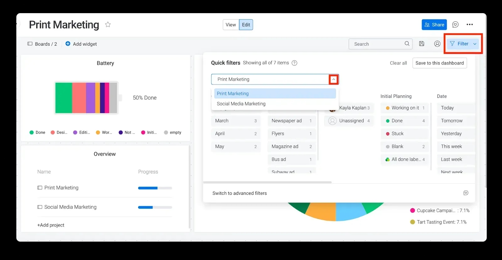 Monday team communication tool